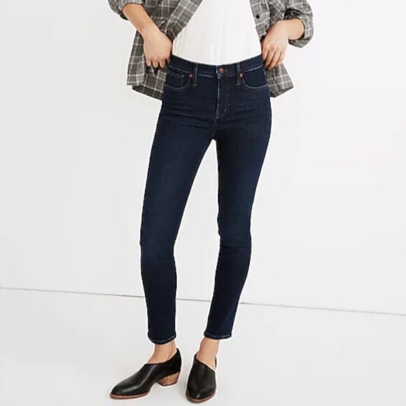 Madewell Jeans‎ Women Mid-Rise Skinny Jeans Orland Wash TENCEL Denim Edition 27 - Picture 1 of 9